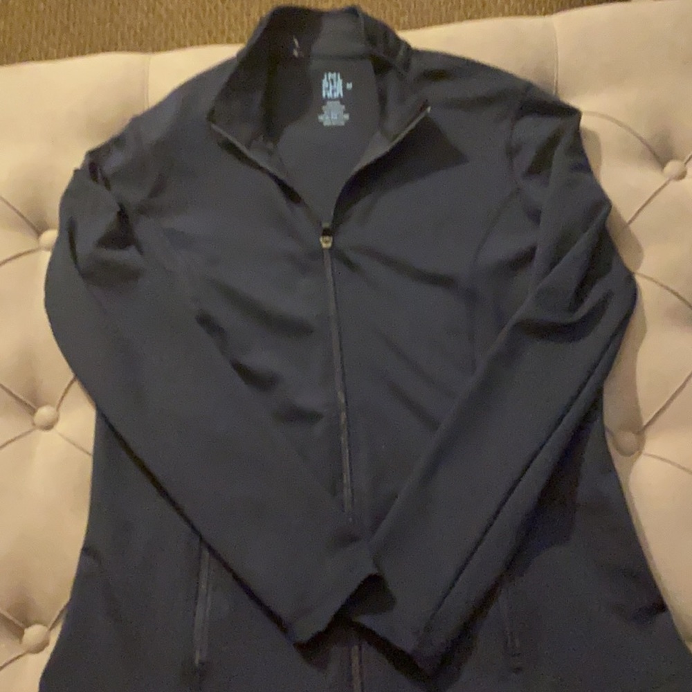 Navy blue sz Med athletic jacket - Picture 2 of 4